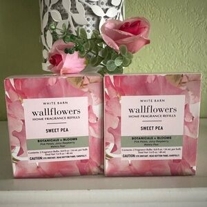 White Barn Sweet Pea Wallflowers Fragrance Refills - Pink and Green